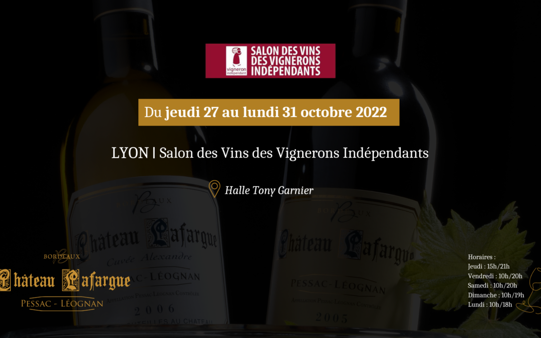 Salon des Vignerons Indépendants de Lyon 2022