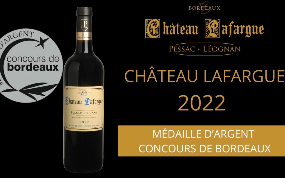 Médaille d’argent concours de Bordeaux