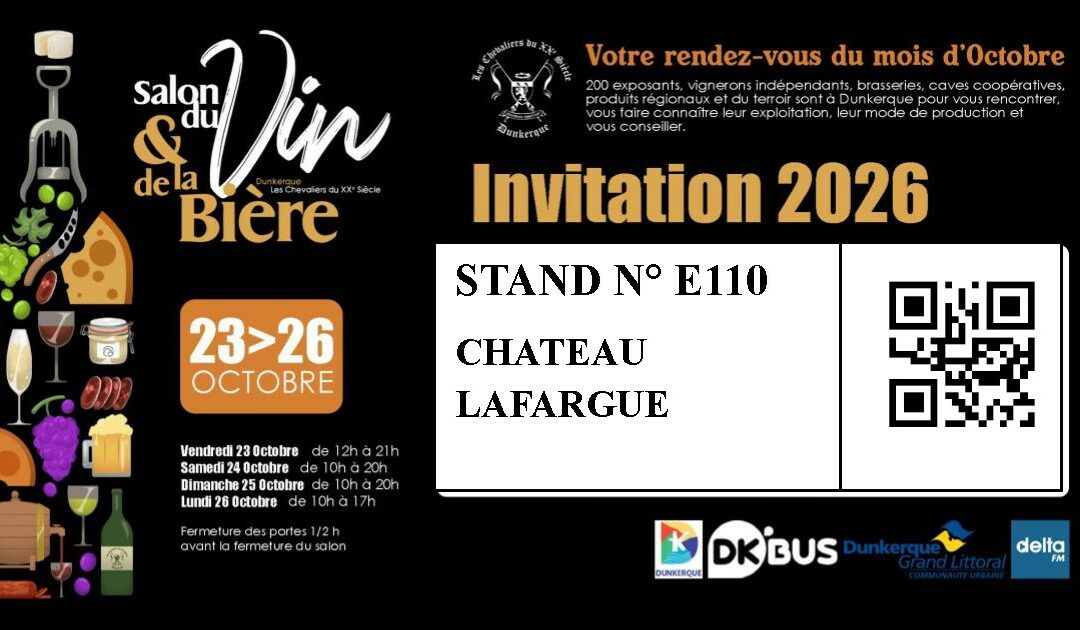 Salon des Vins et de la Bière de Dunkerque 2026